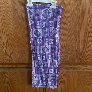 Purple infinity scarf